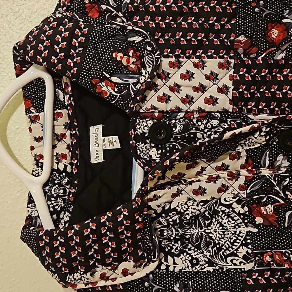 VERA BRADLEY Quilted button down shacket jacket sz 3XL - Picture 3 of 6